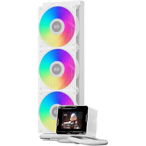 СВО PcCooler PсCOOLER GT360M ARGB Display White (GT360M-WHAWXX-GL) - фото 2