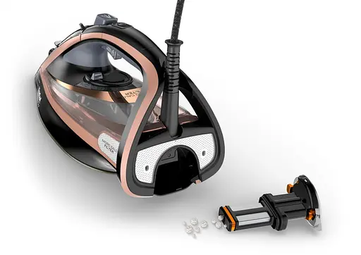 Tefal Праска Ultimate Pure, 3200Вт, 350мл, паровий удар -260гр, постійна пара - 60гр, керам. підошва, чорно-рожевий - фото 6