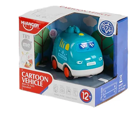 Машинка HE 0537-6 "Поливальная машина", звук, свет, в коробке (6900048090084) - фото 1