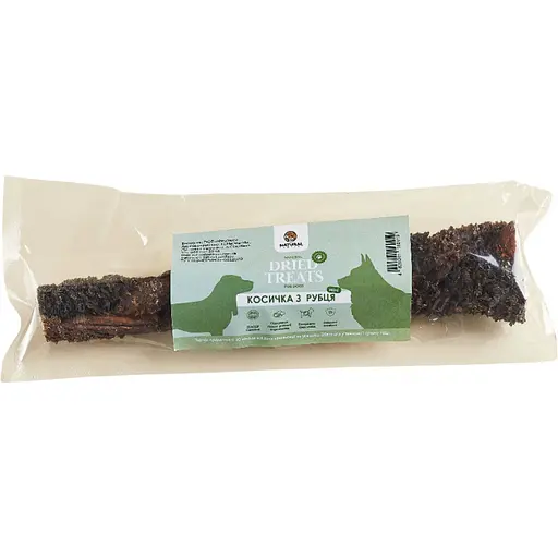 Лакомство для собак Natural косичка из рубца 20 см