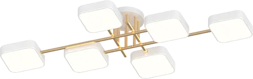 Люстра XI3350-6 белый + золото