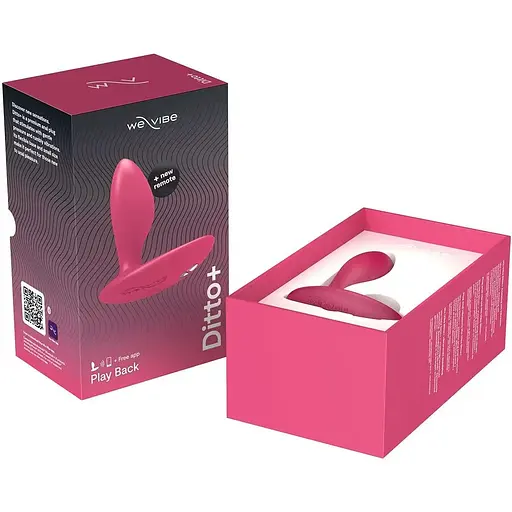 Анальная смарт-вибропробка We-Vibe Ditto+ Cosmic Pink - фото 8