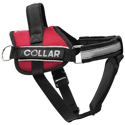 Шлея Dog Extreme "Police" №2 (В:40-60см), червоний - фото 2