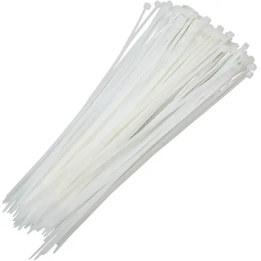 Хомут нейлоновый Haisser 5х500 мм 100 шт. белый (123473)