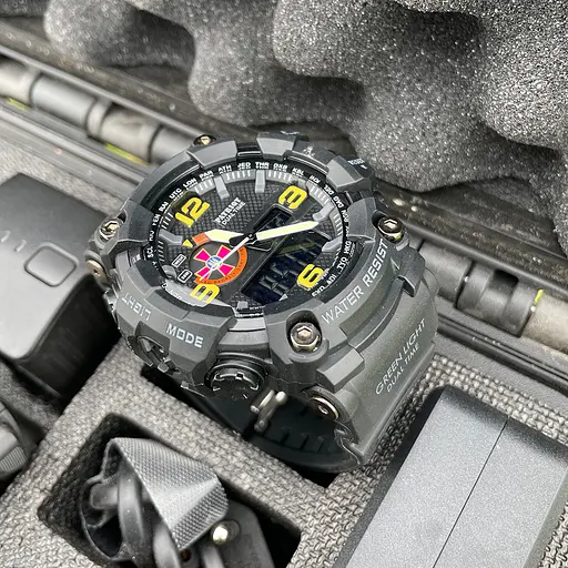 Наручний годинник чоловічий 002BKSU ЗСУ Чорні + Коробка. Patriot acs0031072 - фото 4