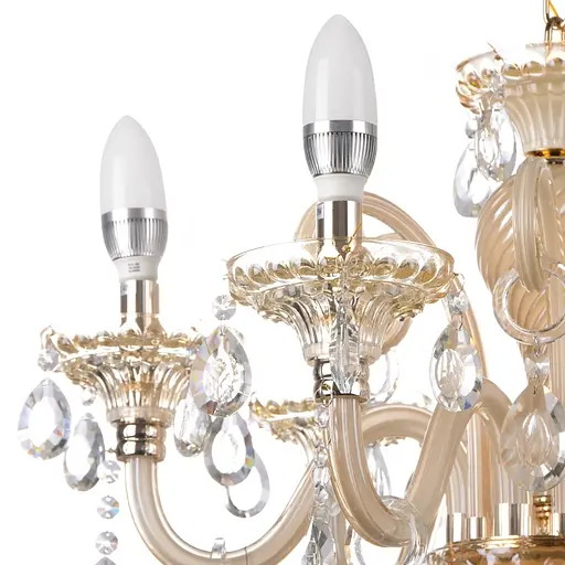 Люстра свеча Brille подвесная хрустальная E14 G (BCL-450S/6) - фото 3