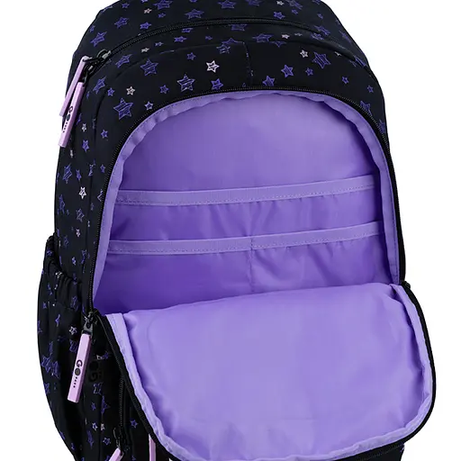 Рюкзак GoPack Education 120M-1 Stars Черно-фиолетовый (GO26-120M-1) - фото 12