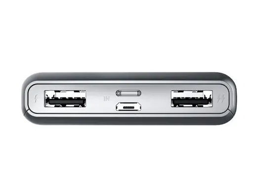 Power Bank Platinet 10000mAh QI Wireless Charging 10W Type-C PD Quick Charge 3.0 Black (44998) - фото 2