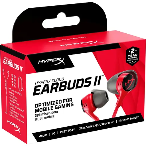 Наушники HyperX Cloud Earbuds II Red (705L8AA) - фото 7