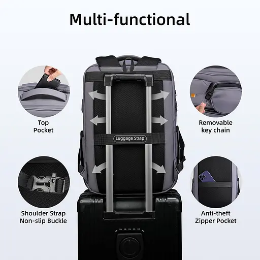 Рюкзак Mark Ryden для ноутбука 17.3 дюйма MR9004 водостойкий с ортопедической спинкой - фото 6