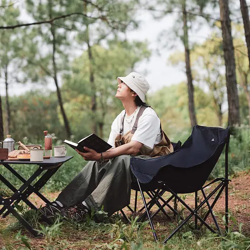 Стілець складаний Naturehike Stellaluna T01 CNH23JU13002 чорний - фото 3