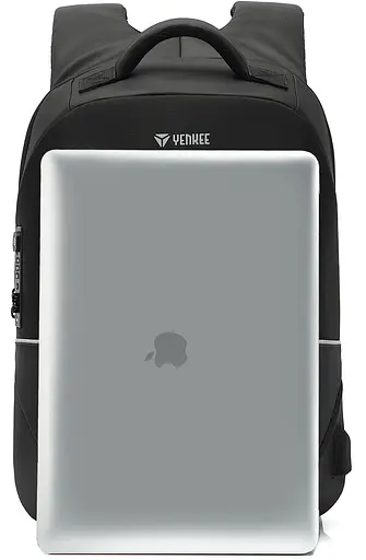 Рюкзак Yenkee 20L 15.6" Anti Theft Travel YBB 1501 Black (6811352) - фото 2