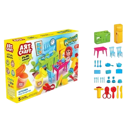 Набір для творчості з тіста Dede Art Craft Кухня 280 г (3658)