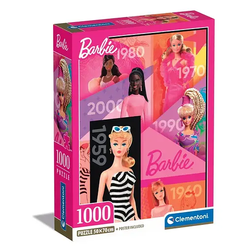 Пазл Барбі (Barbie) - 1000 шт Clementoni 39806