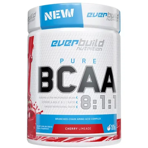 Амінокислоти Everbuild Nutrition BCAA 8:1:1 Вишневий лимонад 300 г