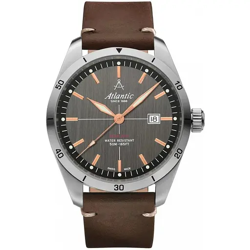Годинник Atlantic Seaflight Quartz Anthracite 70351.41.41R