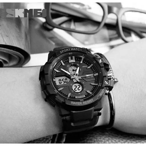 Чоловічий наручний годинник Skmei Resist 0990 Чорний - фото 9