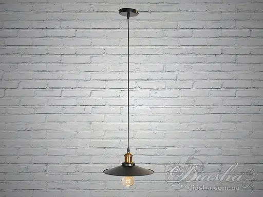 Магнетичний, стриманий світильник-підвіс в стилі Лофт, під лампу Едісо. - фото 3