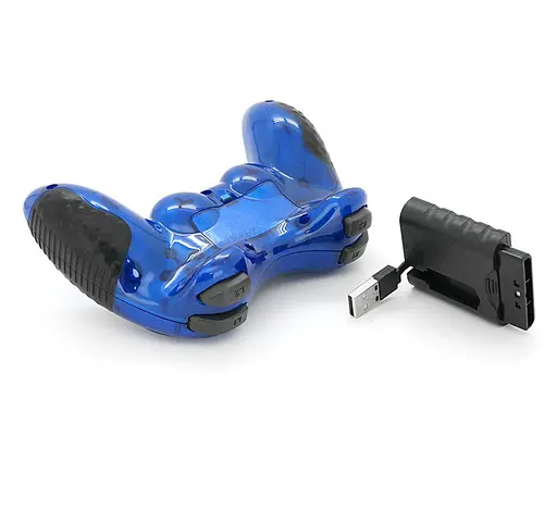 Геймпад бездротовий джойстик Voltronic HJ041Bl PC/PS3/Android/Android TV Blue - фото 4