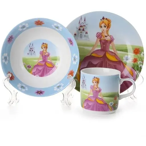 Набір дитячий 3 предмети "Попелюшка" NPA1SETKIDS