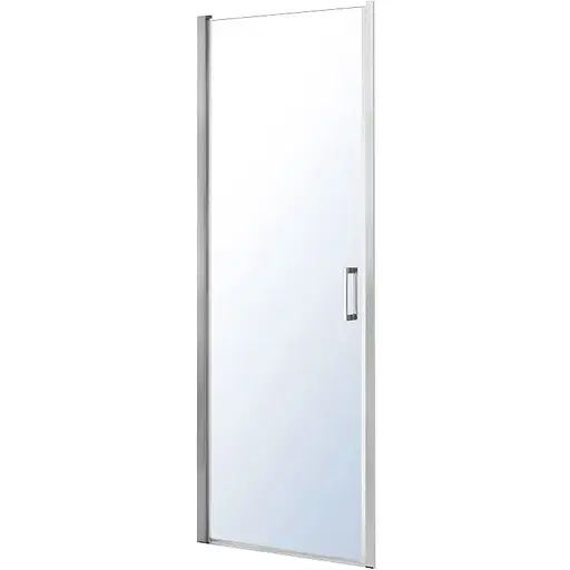 Душевые двери Eger 599-156, универсальные, прозрачный, хром - фото 1