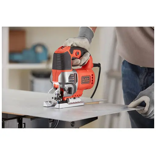 Электролобзик Black+Decker 650 Вт, 3100 ход/мин (BES610) - фото 8