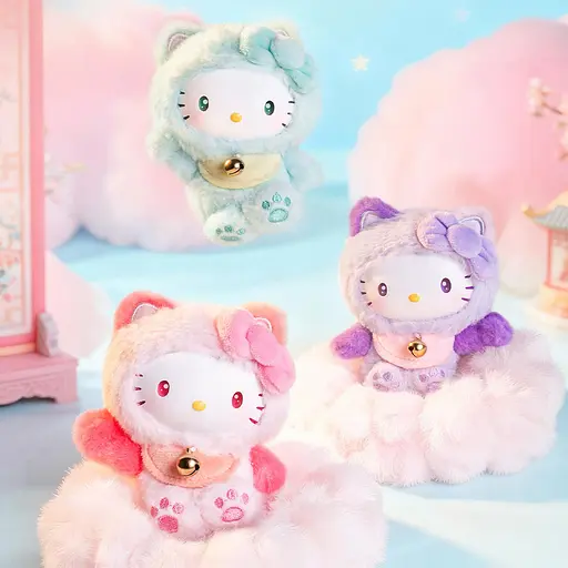 М’яка іграшка-сюрприз на кліпсі Pop Top Hello Kitty - Казкові бажання (25MR-017) - фото 4