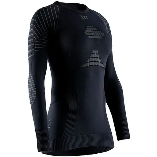 Термокофта X-Bionic Invent 4.0 Shirt Round Neck Long Sleeve Women L Чорний (1068-IN-YT06W19W L B036)