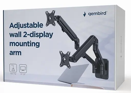 Кронштейн для монитора Gembird MA-WA2-01 - фото 7
