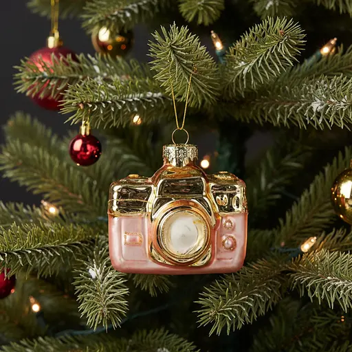 Прикраса ялинкова Handicraft Камера скло - фото 4