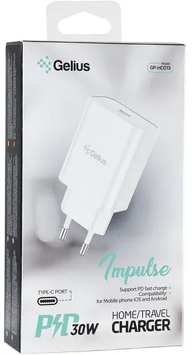 Зарядний пристрій швидкий Gelius Pro Impulse PD30W GP-HC013 - фото 3