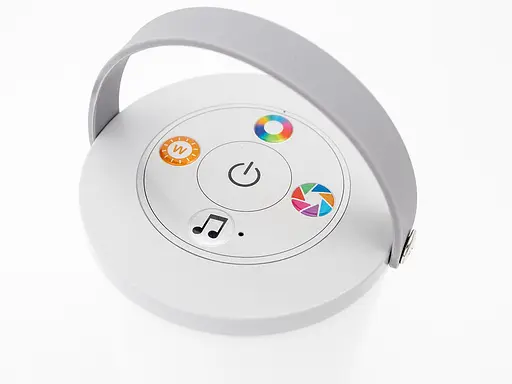 Настольный светильник Brille с аккумулятором TE-060 RGB+3000K+IC, USB - фото 3