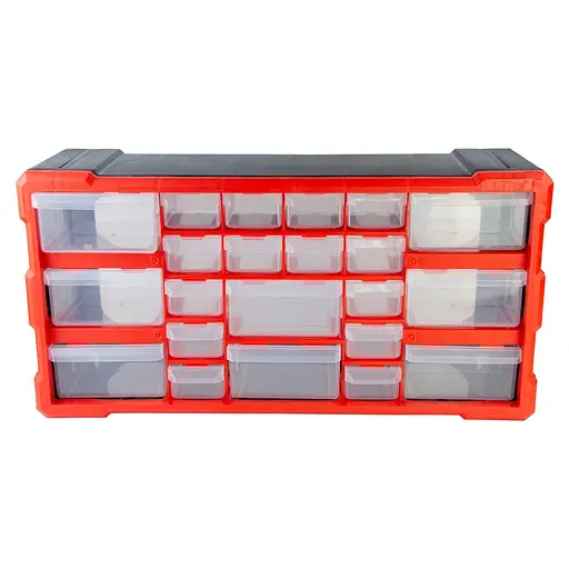 Органайзер пластиковый вертикальный Ultra 22 выдвижных отсека 250×500×160мм 7417522 - фото 3