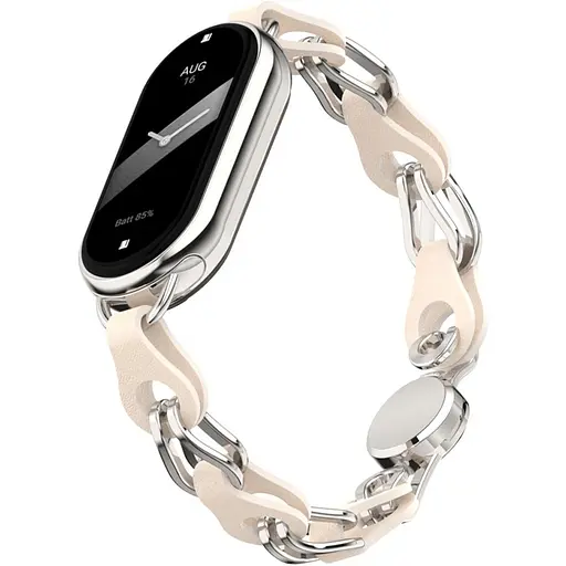 Ремешок ArmorStandart Chain Wristband для Xiaomi Mi Band 9/8 Beige (ARM69923) [94771] - фото 1
