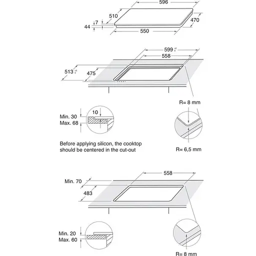 Варильна поверхня газова Hotpoint-Ariston HAGS61FWH - фото 2