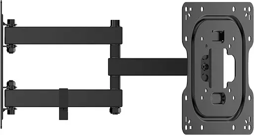 Кронштейн для телевізора AGN AGN43-222P з поворотом/два коліна/23`-43`/30 кг/max.VESA 200x200/Black - фото 5