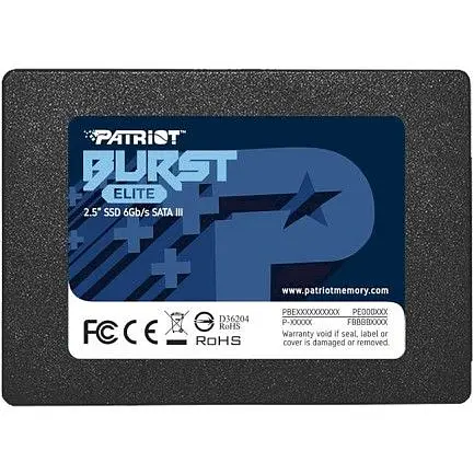 SSD диск Patriot Burst Elite 480GB 2.5" SATAIII TLC (PBE480GS25SSDR) - фото 2