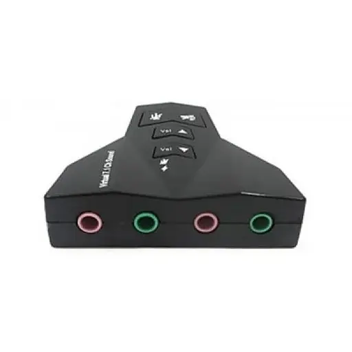 Звукова карта 7.1 USB QTS-009 Black (16163) - фото 3