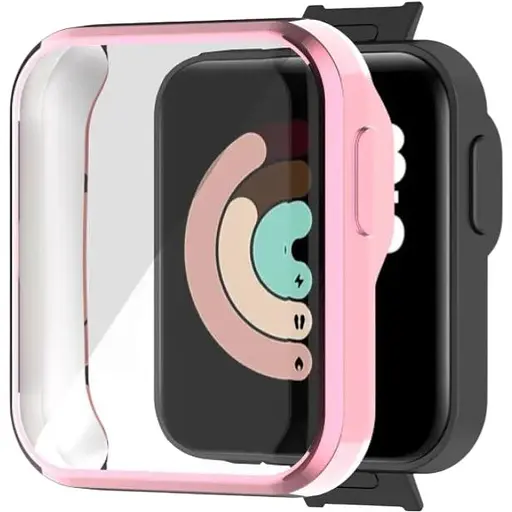 Чехол-накладка DK CDK Silicone Face Case для Xiaomi Mi Watch Lite (012196) (pink rose)
