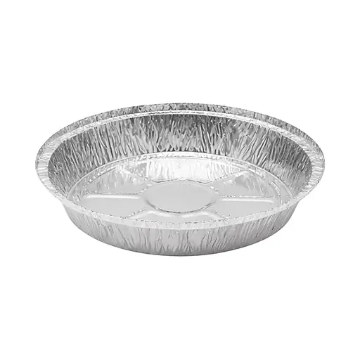 Набір з 10 круглих форм з потовщеної алюмінієвої фольги для аерогрилю та випічки Ø 19 см 88112 - фото 6