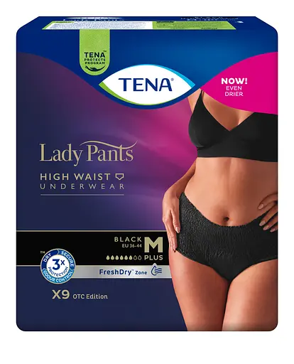 Урологічні труси для жінок Tena Lady Pants Plus Black M 9 шт. - фото 2