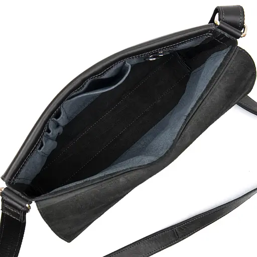 Кожаная мужская сумка GRANDE PELLE 30х23х6 см sum0015572 - фото 6