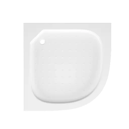 Душовий піддон RJ 100x100x14 см прямокутний в комплекті з сифоном white 100RZ812 білий - фото 2