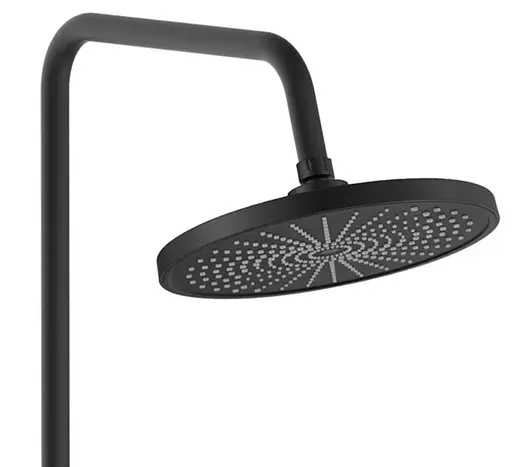 Душова система Rea Marco black з виливом REA-P8545, Чорний матовий - фото 5