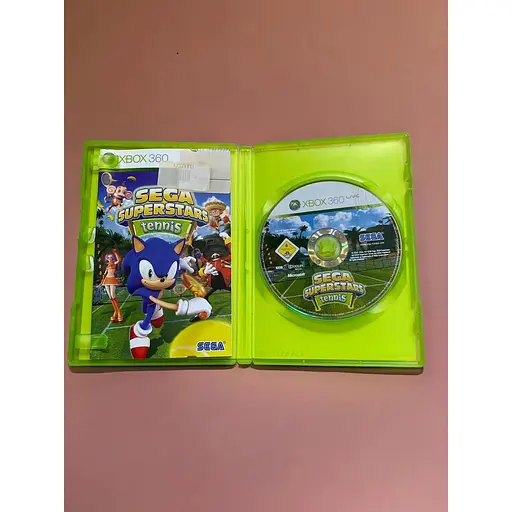 Диск с игрой на Xbox 360 лицензия Sega Superstars Tennis, игра на Xbox 360 Sega Superstars Tennis