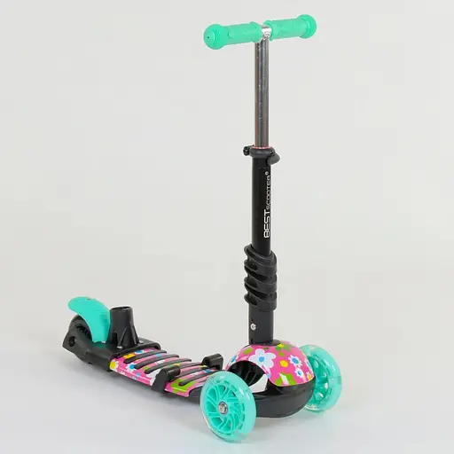 Самокат 5 в 1 Best Scooter 43702 бирюзовый - фото 5