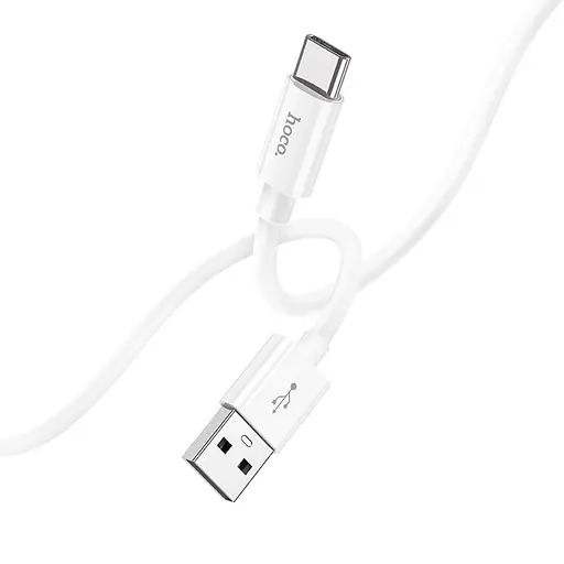 Дата кабель Hoco X87 Magic silicone USB to Type-C (1m) White - фото 3