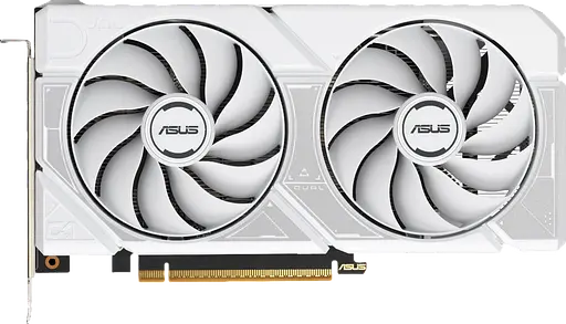 Видеокарта GeForce RTX 5060 8GB Asus Dual OC White (DUAL-RTX5060-O8G-WHITE) - фото 1