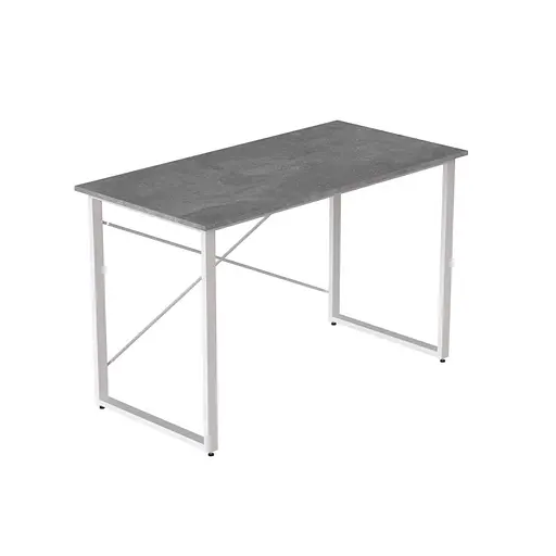 Стіл письмовий Дейв Ferrum-decor 750x1400x700 Білий метал ДСП Бетон 32 мм (FRD-106468) - фото 4