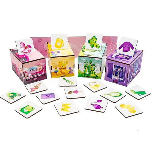 Деревянная настольная игра Монтессори Принцесса PuzzleOK Puz-89737 - фото 1